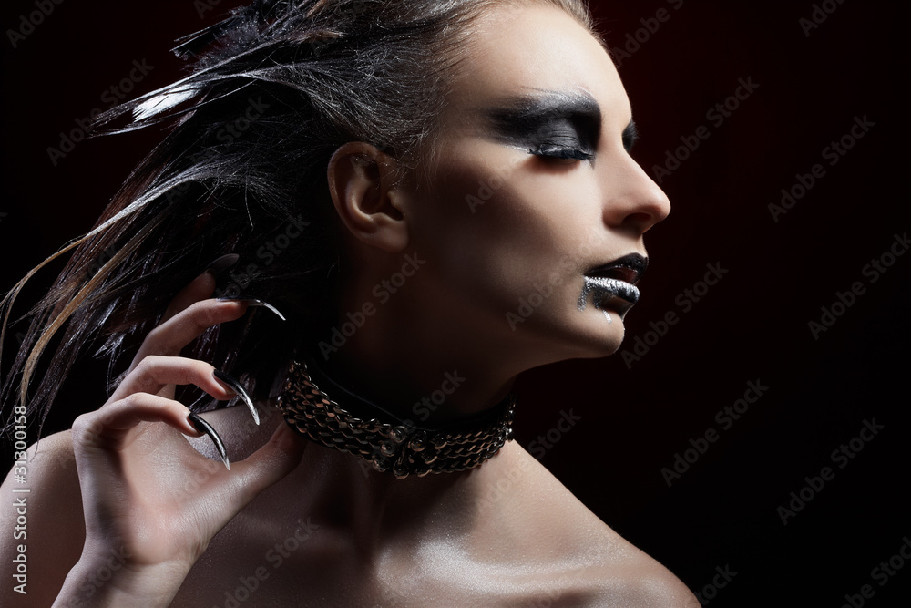 Obraz premium vulture girl