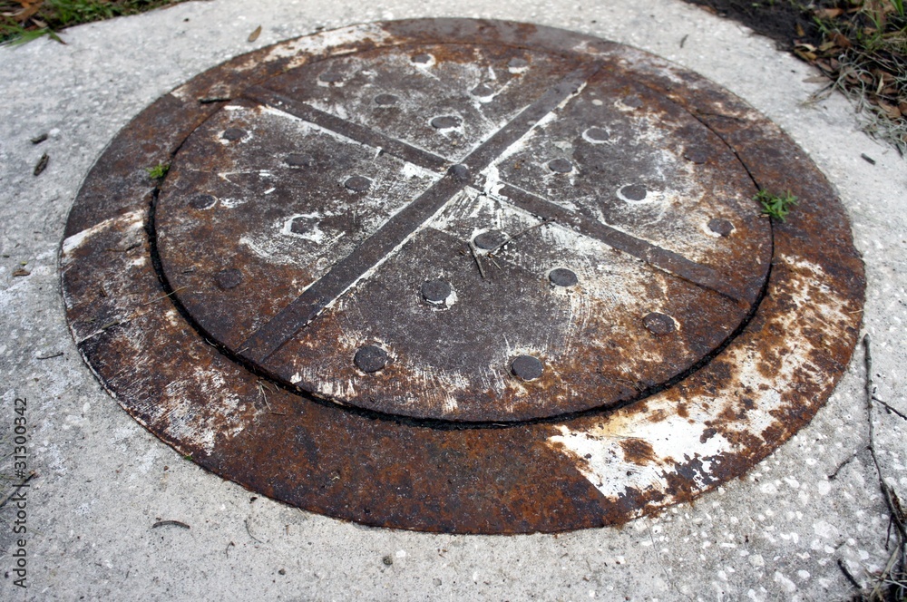 Rusty Manhole