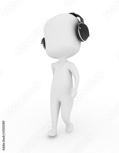 Man with Headphones