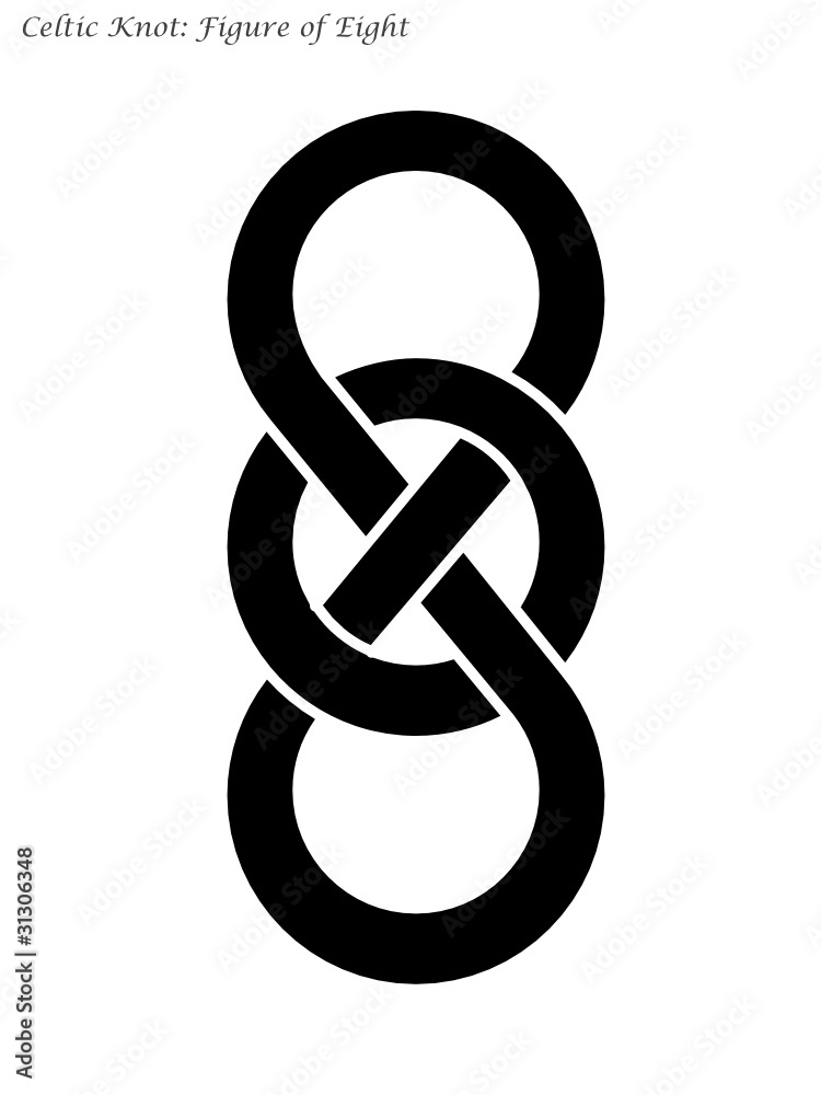 Figure of Eight Celtic Knot (Irish Design Pattern Infinite) Figure of Eight Celtic Knot (Irish Design Pattern Infinite)
