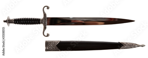 Stampa su tela Model of the old dagger, souvenir