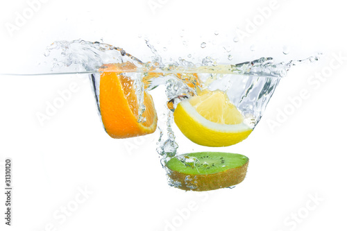 fruit splashing
