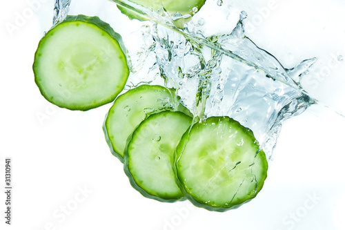 cucumber in water