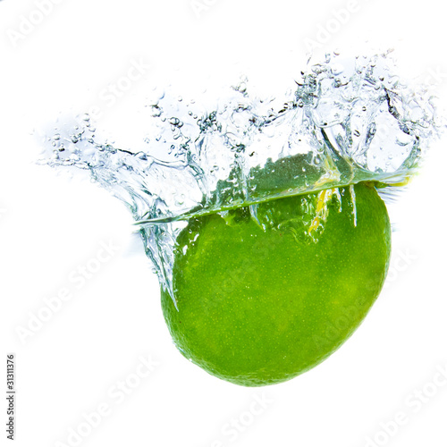 lime splashing