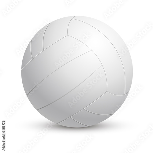 Volleyball isolated on white