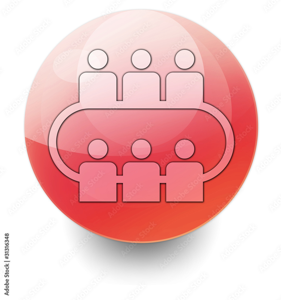 Red Shiny Orb Button Red Shiny Orb Button