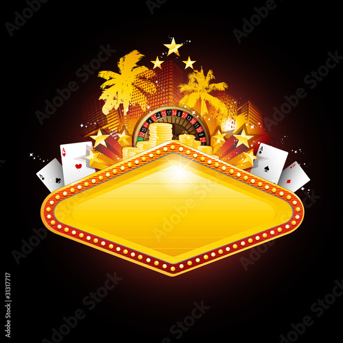 Casino neon sign
