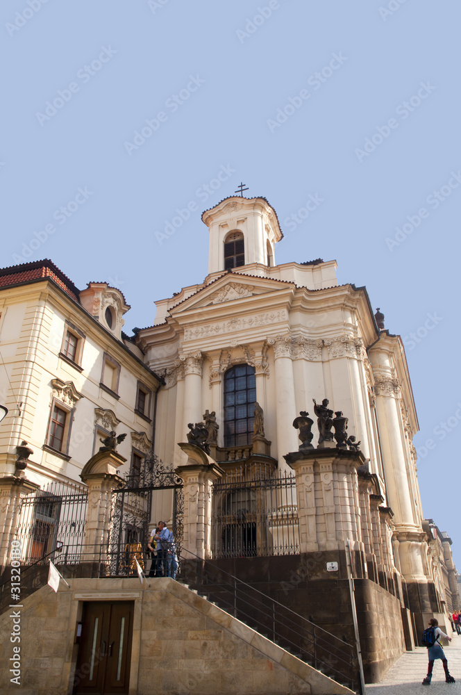 St Cyril and St Methodosius Church in Prague Czech Republic