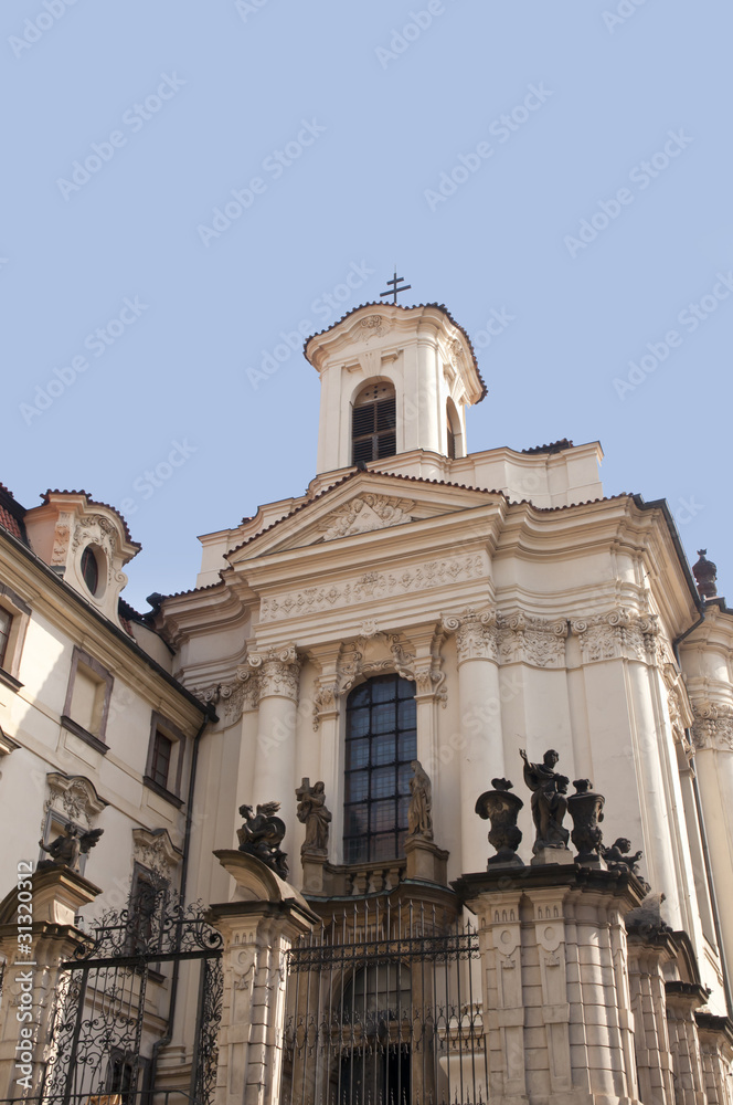 St Cyril and St Methodosius Church in Prague Czech Republic