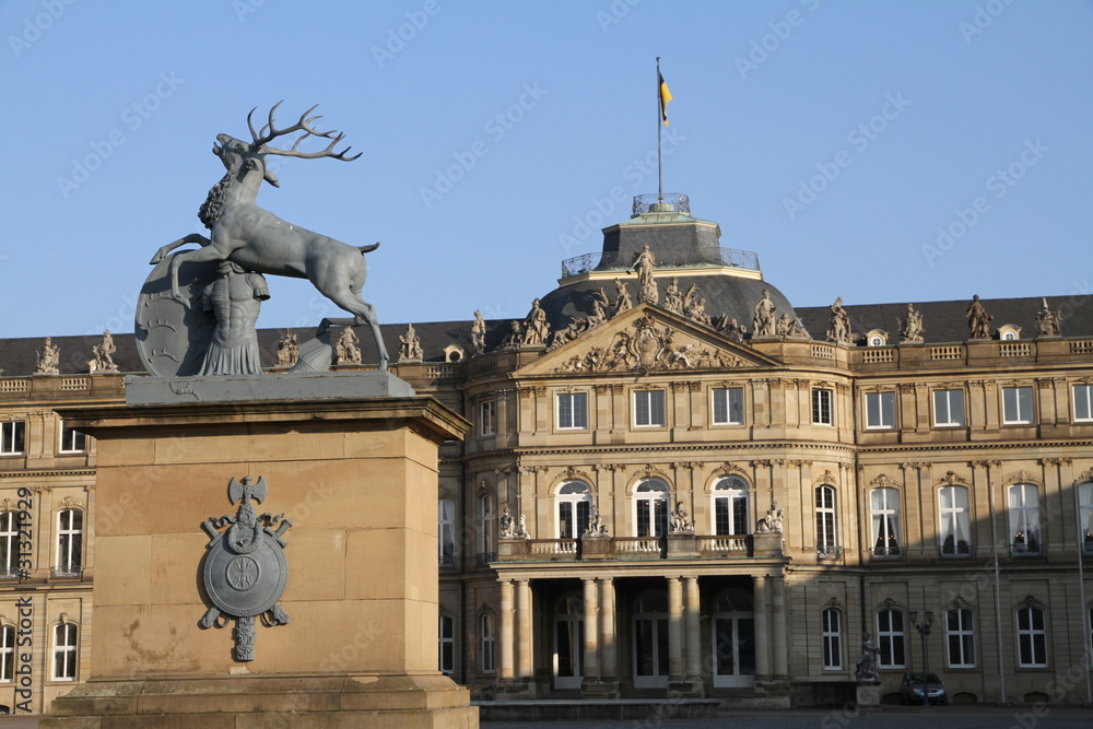Neues Schloss in Stuttgart, Baden-Württemberg - Deutschland