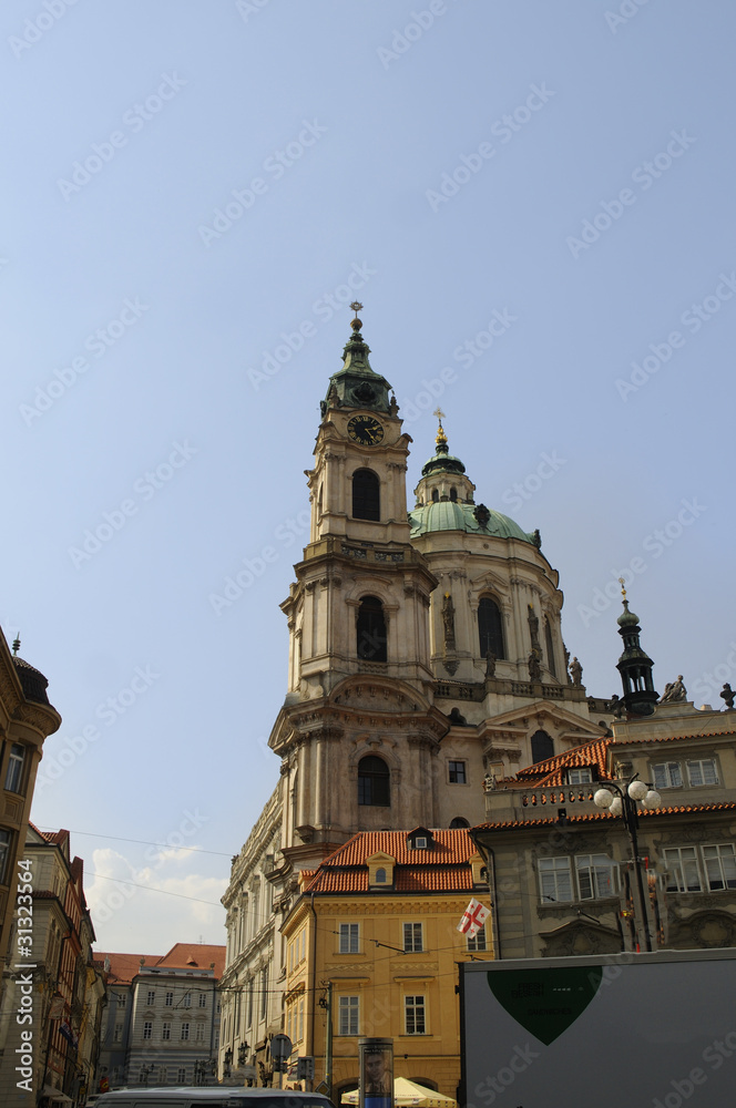 St Nicholas Church in Prague in Czech Republic