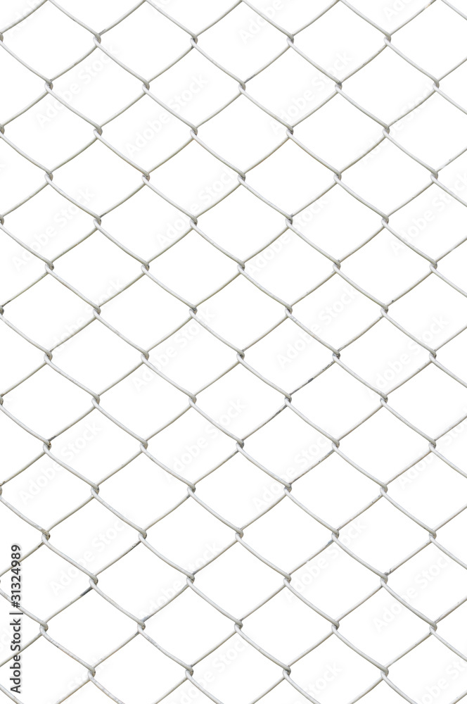chain link fence isolated on white background chain link fence isolated on white background