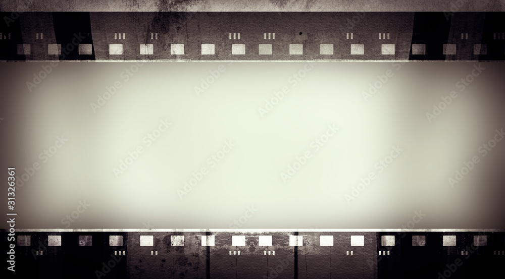 Obraz premium Grunge film frame with space for your text or images