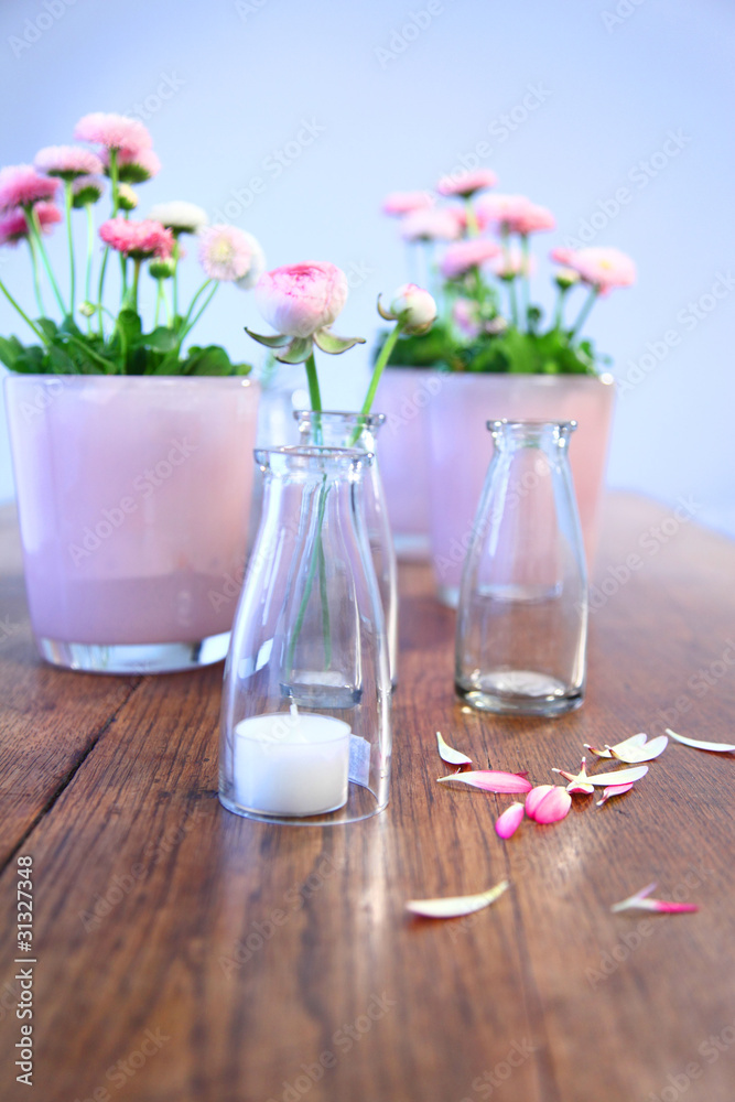 White flower spring decoration White flower spring decoration