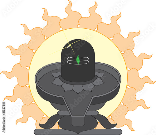Shiv ling is a holy symbol