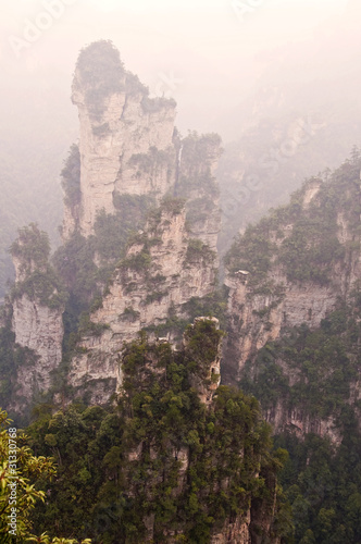 Parc national de Zhangjiajie dans le Hunan - China