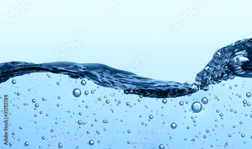 close up of water surface in motion