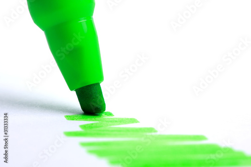 Принти на полотні Green highlighter