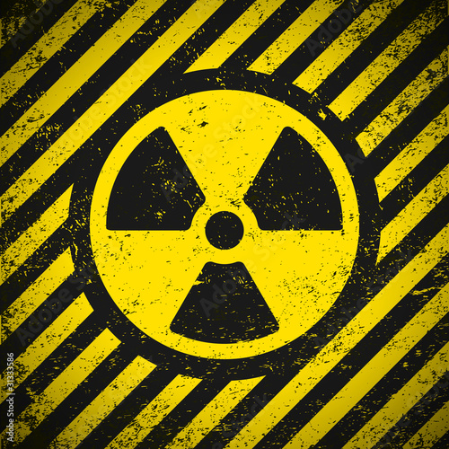 Sign radiation. Vector illustration. Eps10