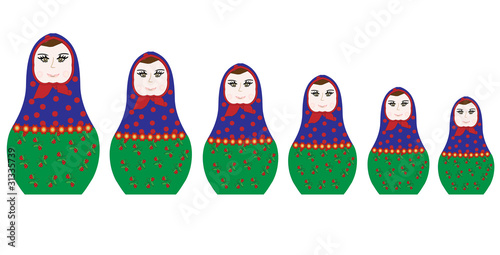 matryoshka, vector