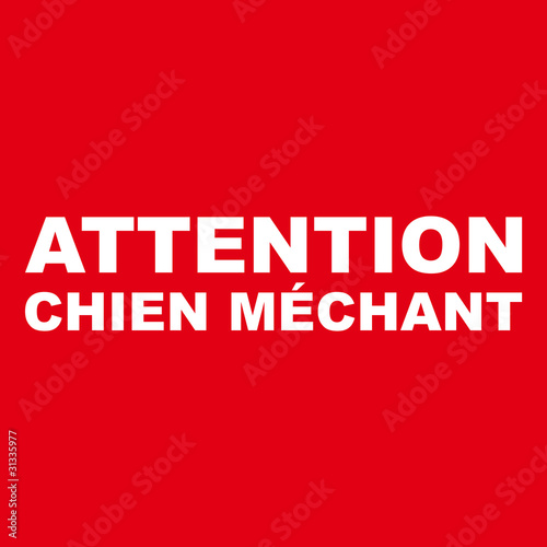 Vecteur signalisation chien méchant villa maison