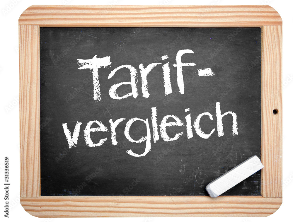Obraz premium Tarifvergleich