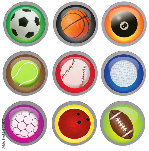 sport buttons