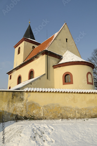 Old church in Hrusice