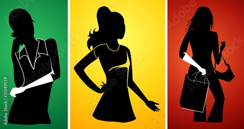 Ladies silhouette