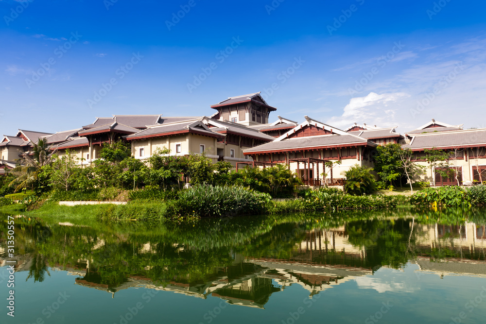 Luxury villa by the riverside