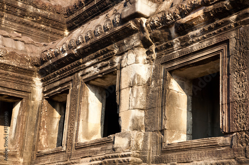 Ruined Angkor wat, Cambodia photo