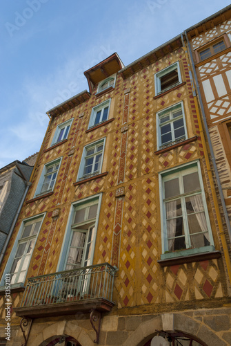 Les maisons m  di  vales    colombage du centre historique de Renne