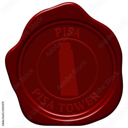pisa tower sealing wax