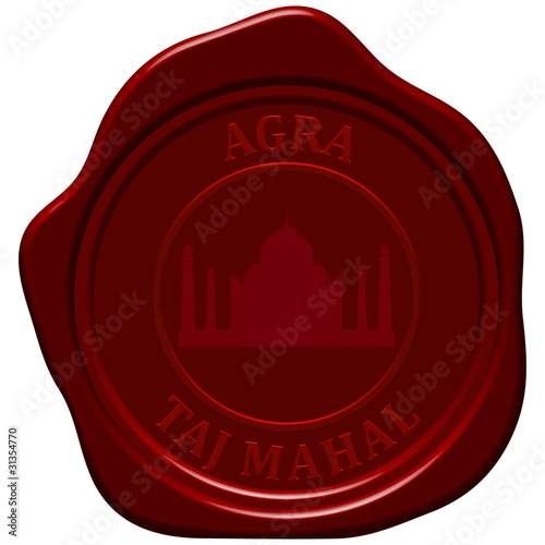 taj mahal sealing wax