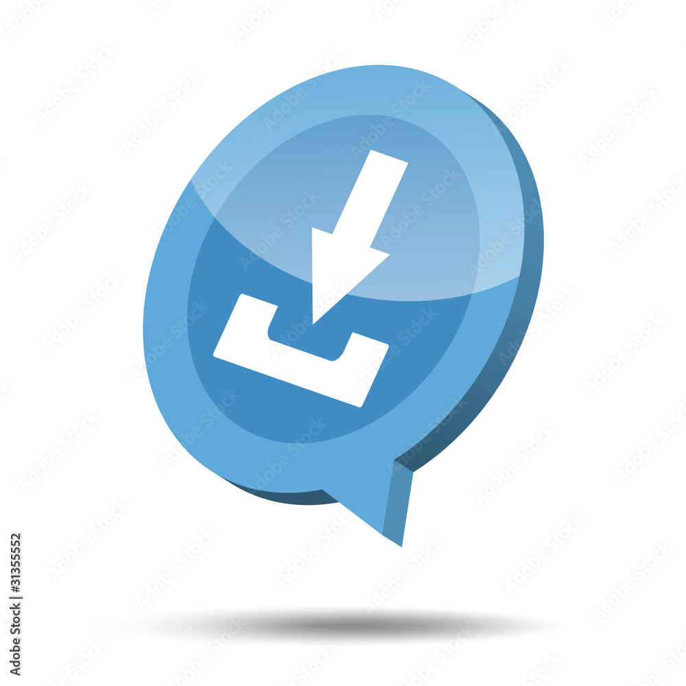 3d download icon 3d download icon