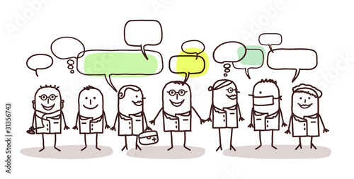 medical people and social network