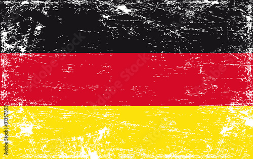 Deutschland grunge flag
