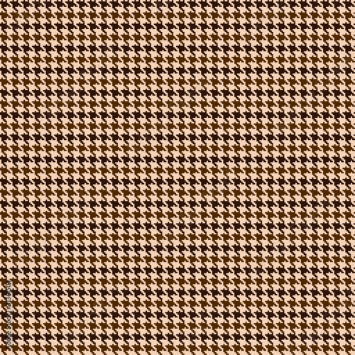 Brown Seamless Houndstooth Pattern