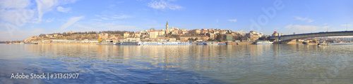 Belgrade Serbia panorama © aerogondo