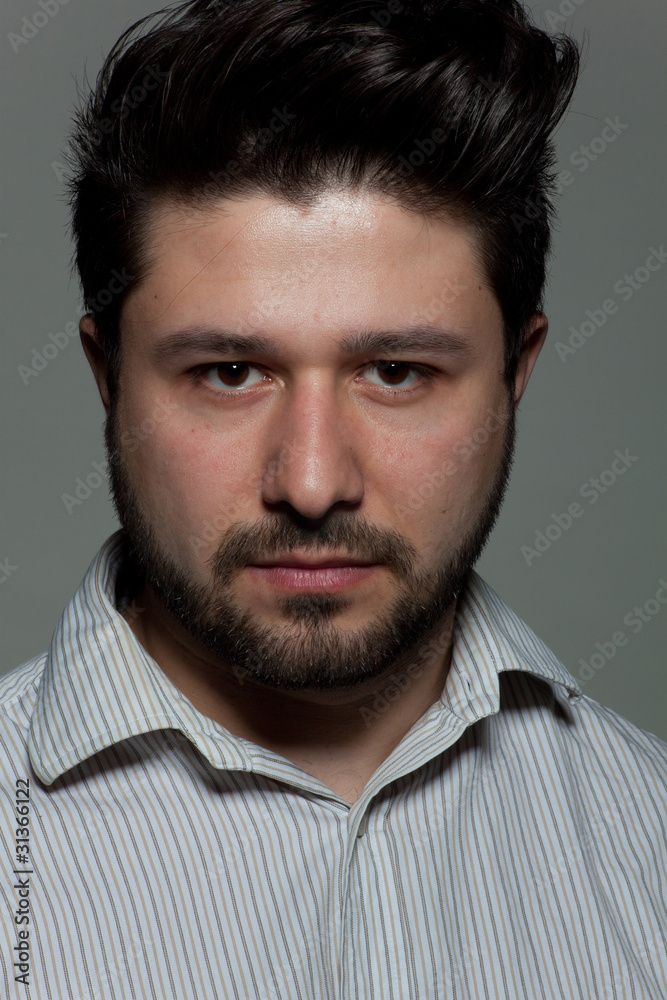 Fashionable man isolated in studio Fashionable man isolated in studio