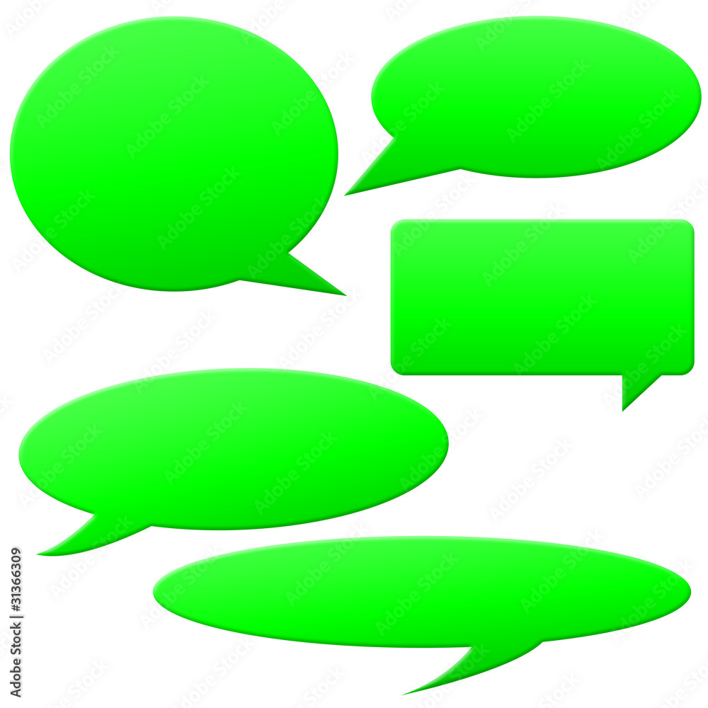 Speech bubbles Speech bubbles