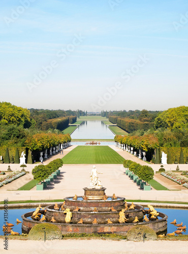 Decorative gardens at Versailles (Vertical)