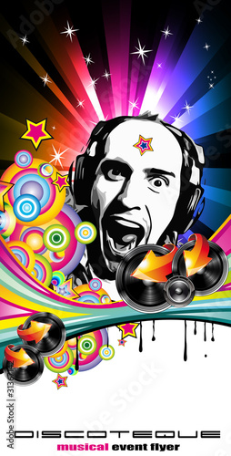 Suggestive disk jockey shape