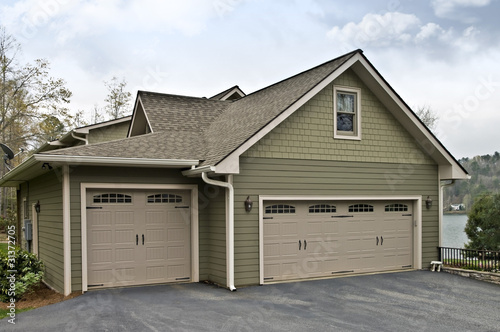 Garage Doors on a House