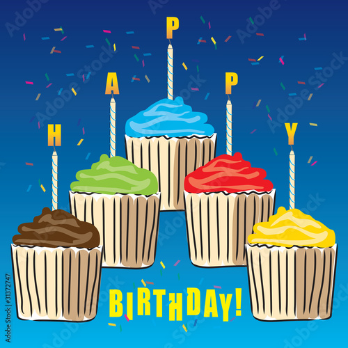 birthday cupcakes