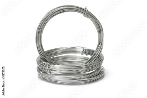 Coils of galvanized wires