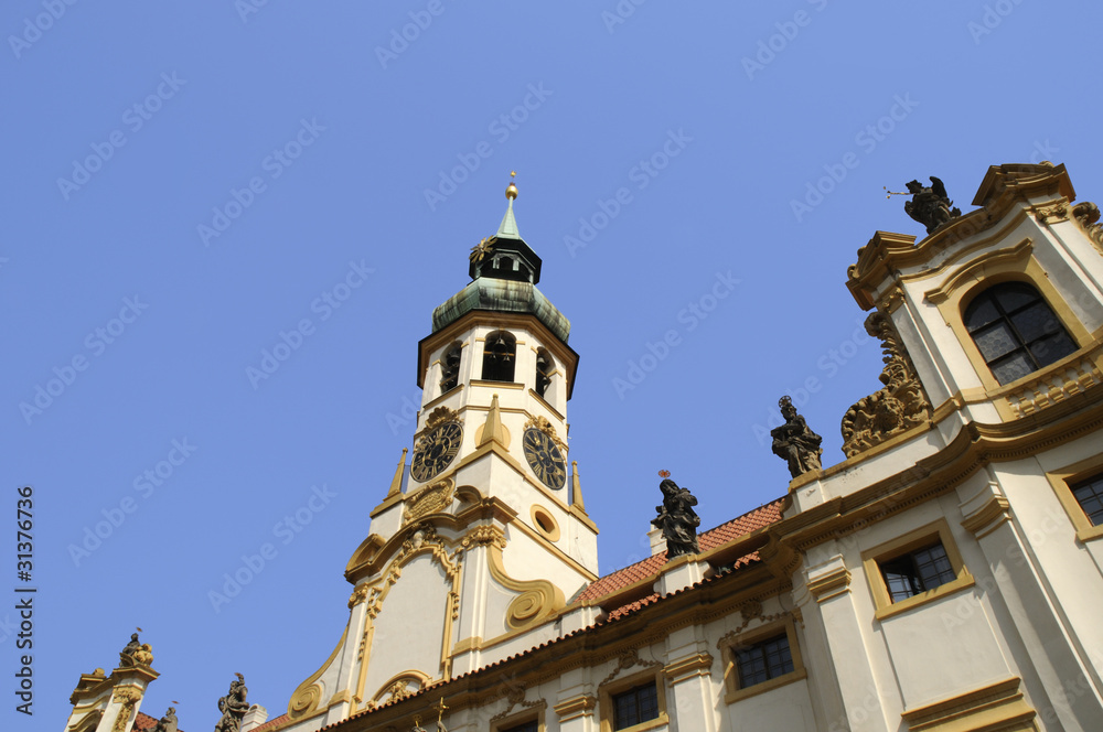 Loreto Church in Prague in the Czech republic