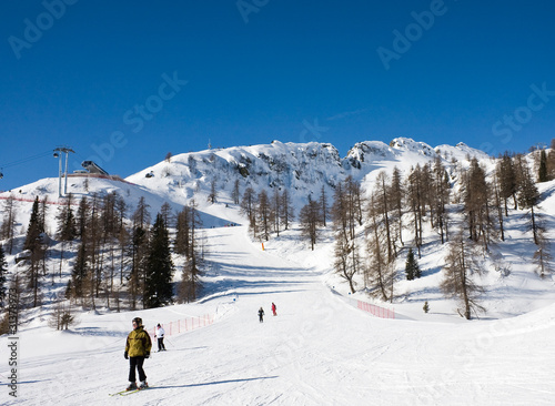 Ski resort Madonna di Campiglio. Italy.