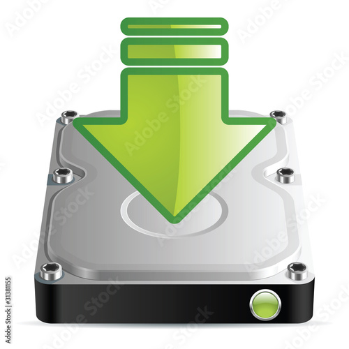 Download icon, vector  eps 8.