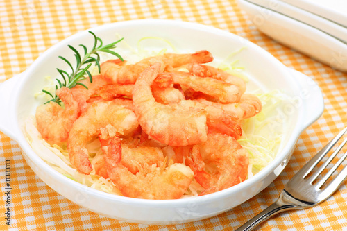 deep-fried shrimp